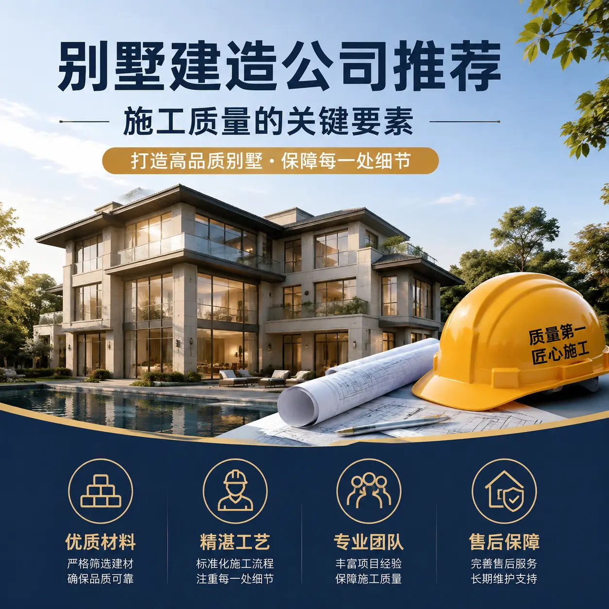 别墅建造公司推荐： 望谟 施工质量的关键要素