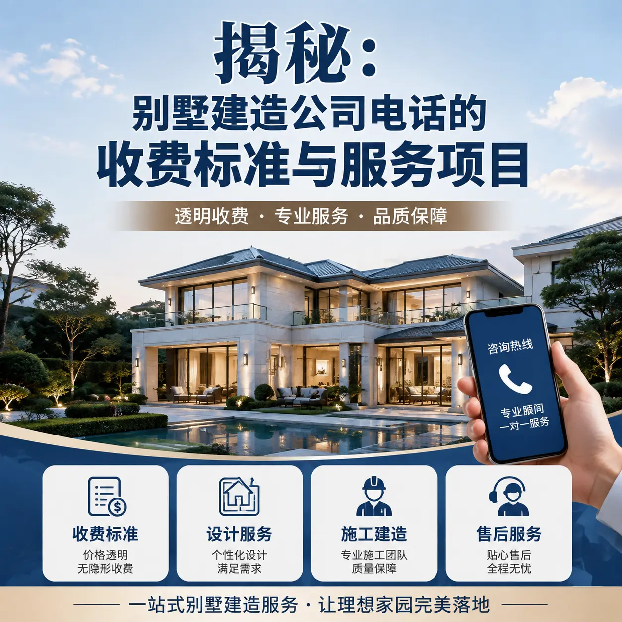 揭秘:望谟别墅建造公司电话的收费标准与服务项目