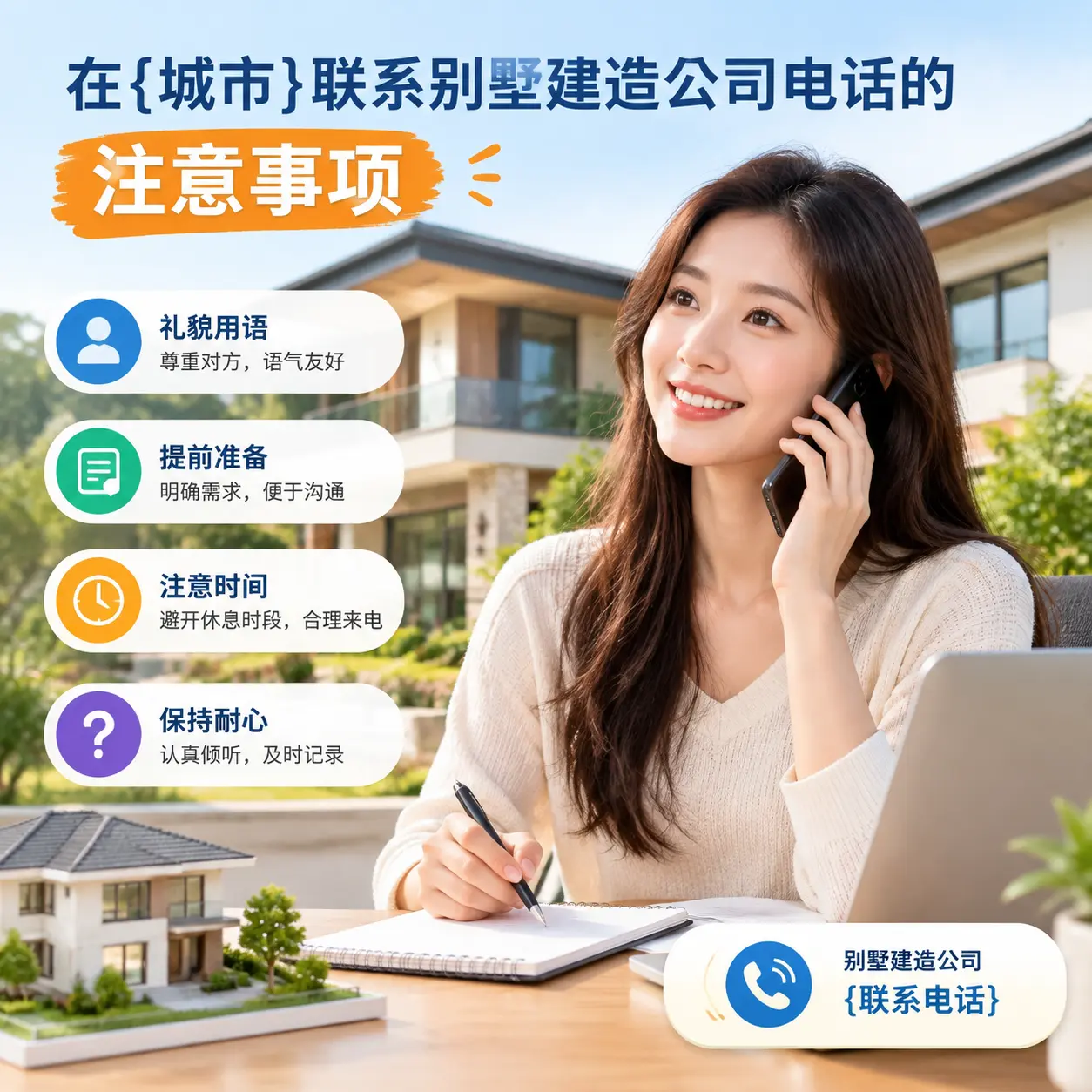 在望谟联系别墅建造公司电话的注意事项