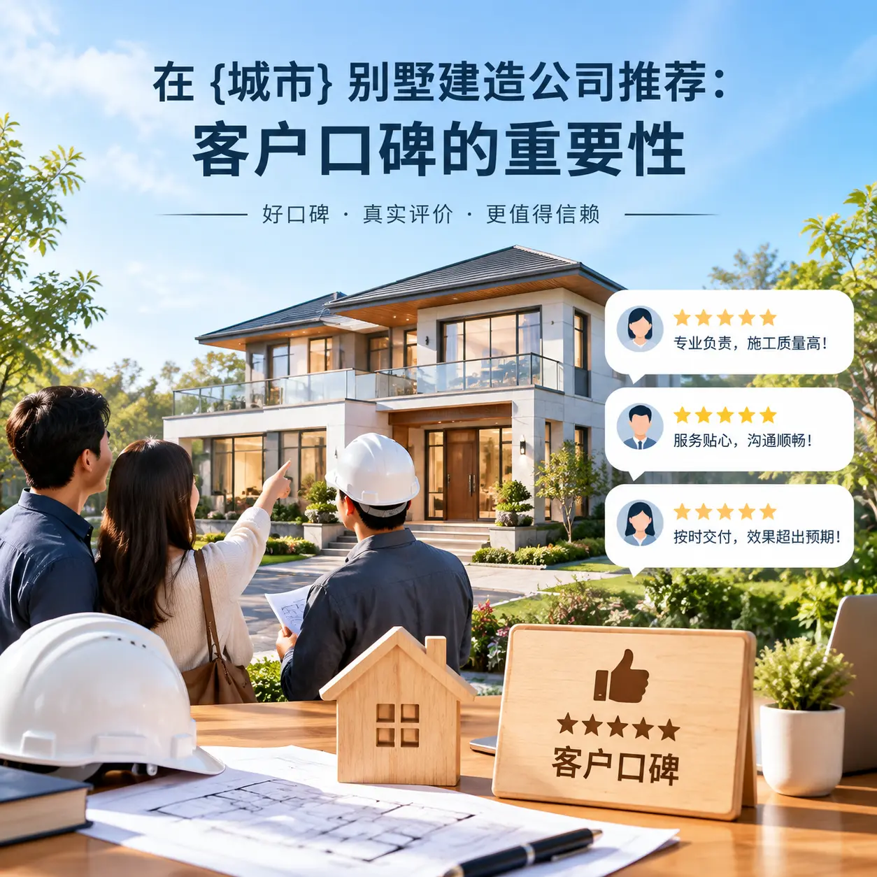 在 望谟 别墅建造公司推荐:客户口碑的重要性
