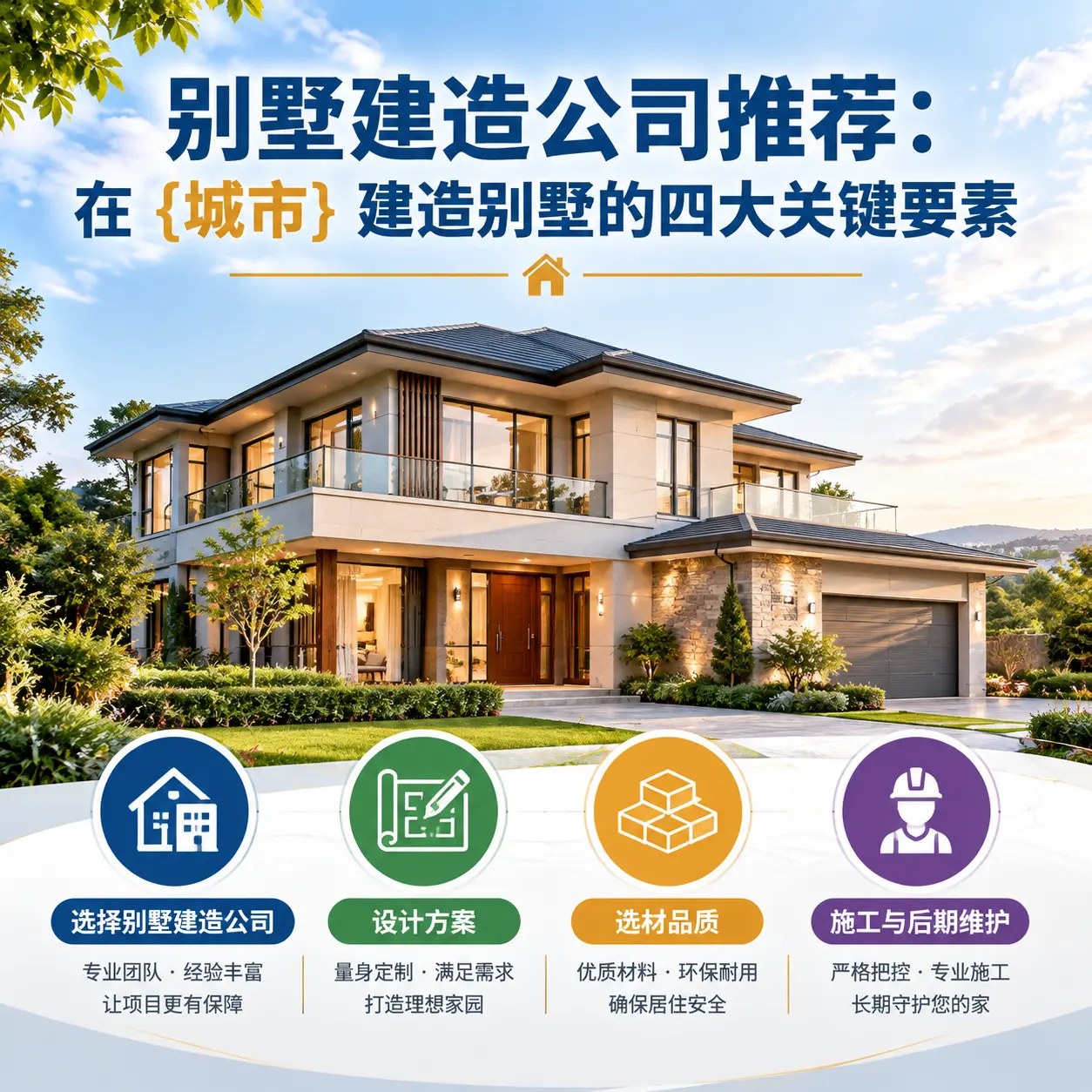 别墅建造公司推荐:在 望谟 建造别墅的四大关键要素