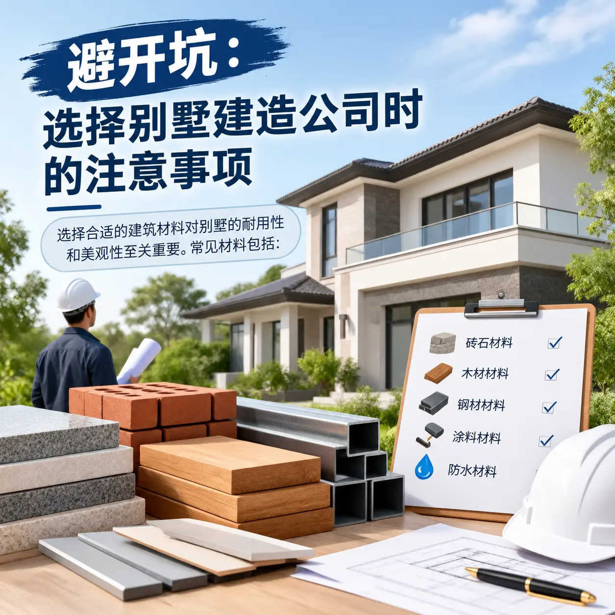避开坑：选择 望谟 别墅建造公司时的注意事项